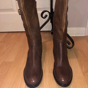 ECCO tall leather boots